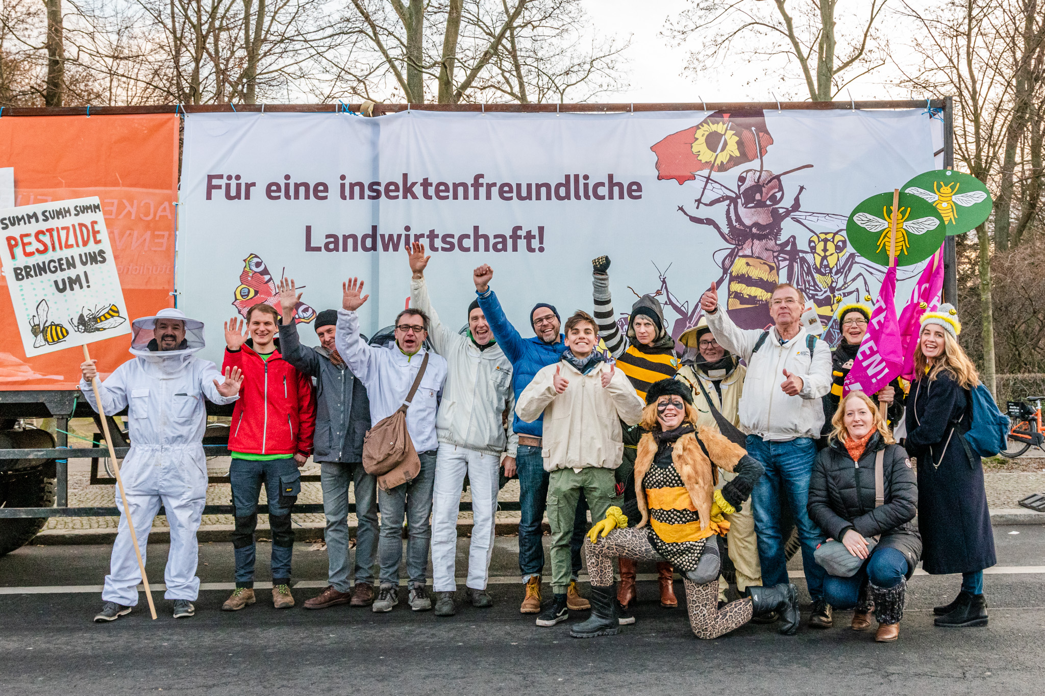 Wir haben es satt!-Demo 2020 Mellifera Berlin Team · Foto: Florian Amrhein